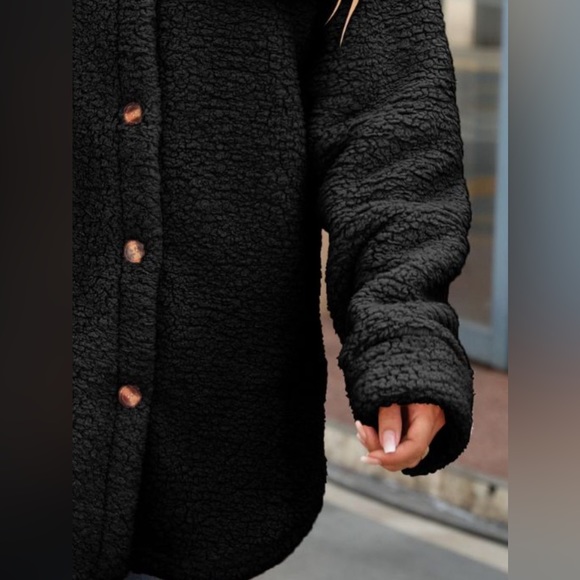 Button Down Collared Coat - Picture 13 of 13